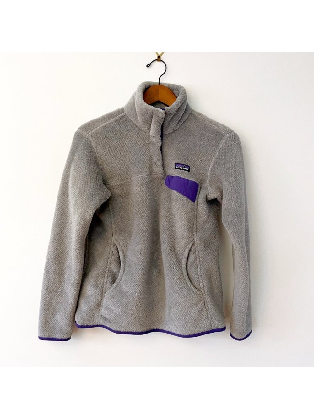 Patagonia Women's Re-Tool Snap Fleece Pullover, Size Medium